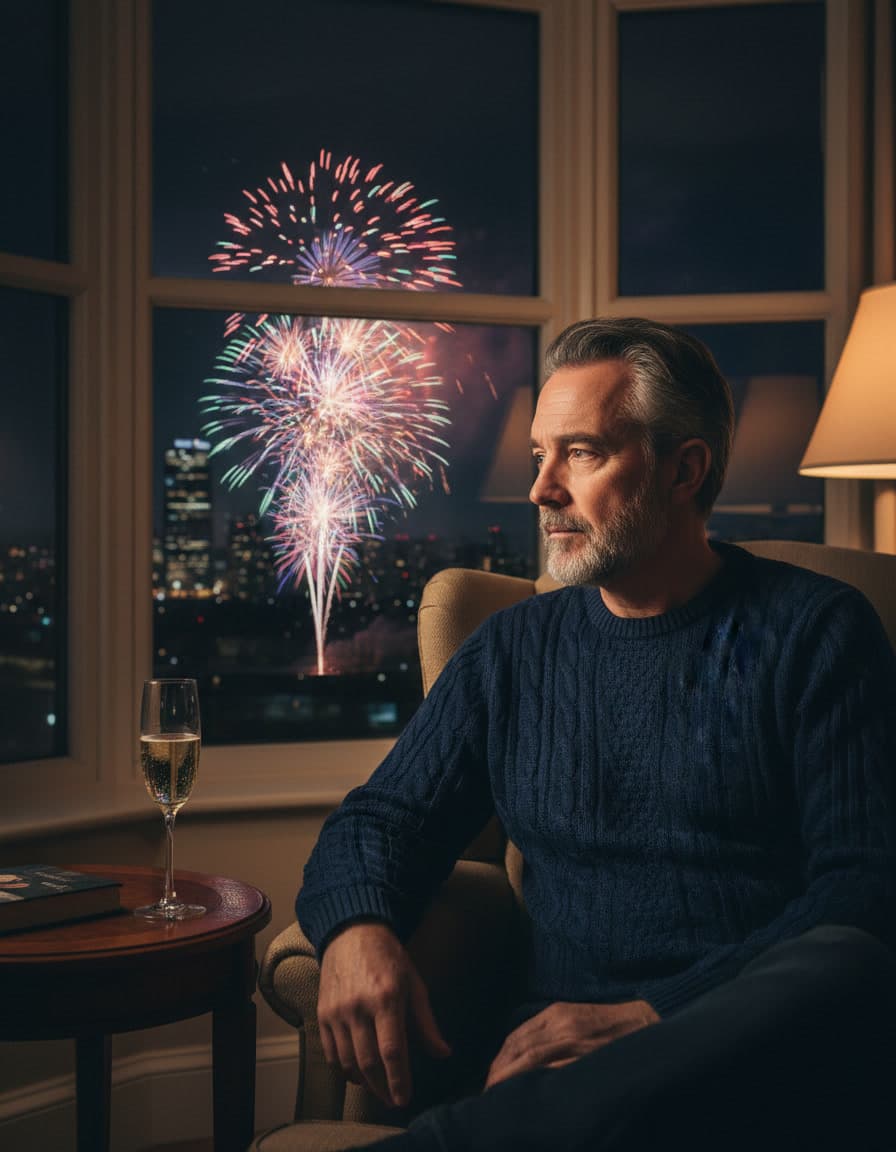 Meia-Noite Sozinho: A Realidade Oculta do Réveillon